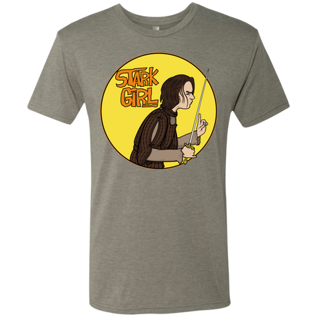 T-Shirts Venetian Grey / S Stark girl Men's Triblend T-Shirt