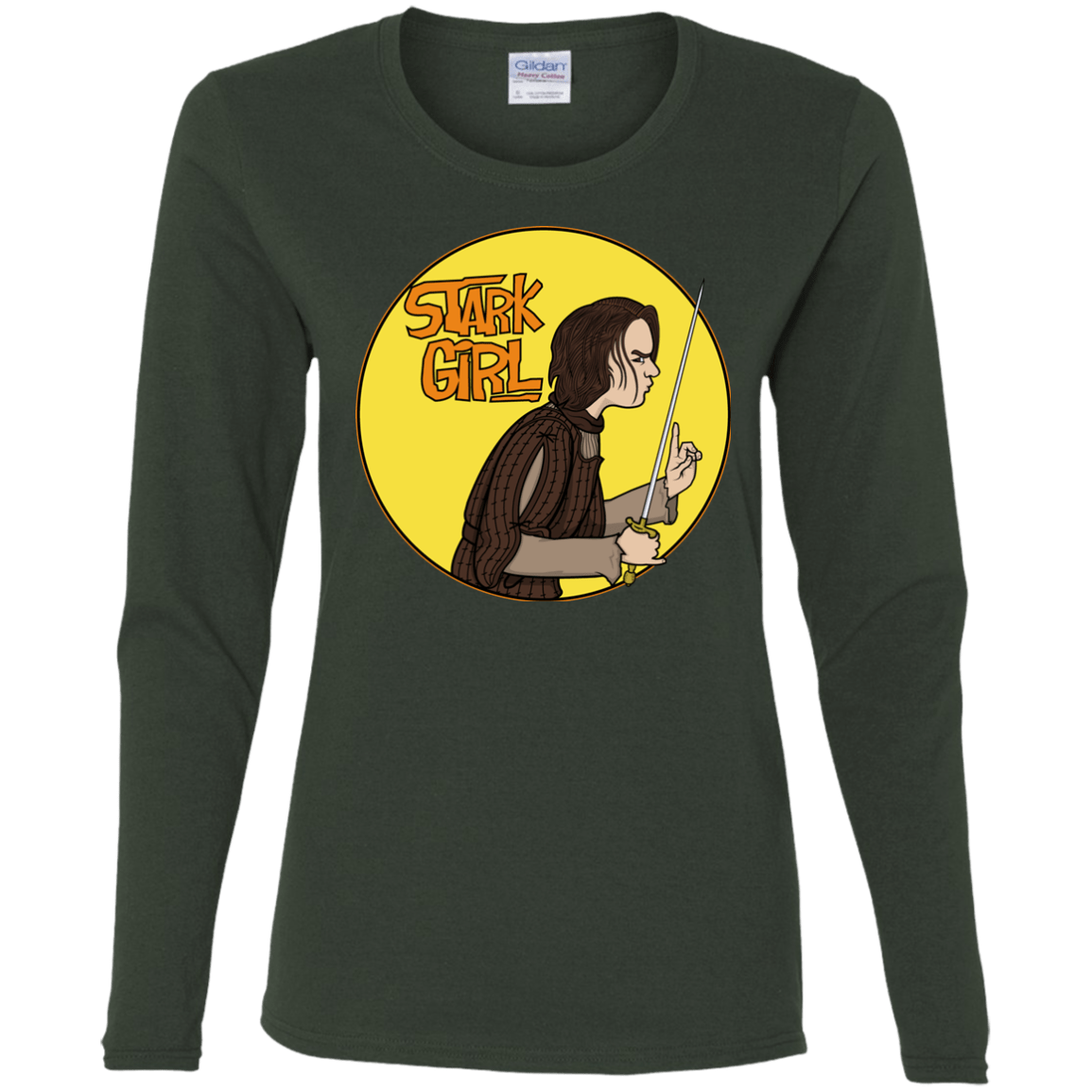 T-Shirts Forest / S Stark girl Women's Long Sleeve T-Shirt
