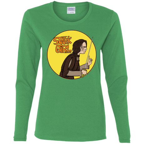 T-Shirts Irish Green / S Stark girl Women's Long Sleeve T-Shirt