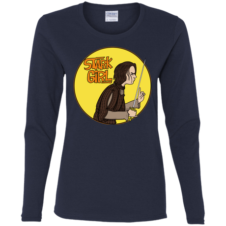 T-Shirts Navy / S Stark girl Women's Long Sleeve T-Shirt