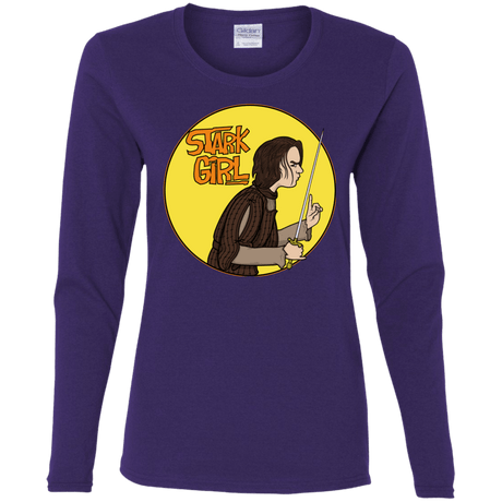 T-Shirts Purple / S Stark girl Women's Long Sleeve T-Shirt