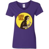 T-Shirts Purple / S Stark girl Women's V-Neck T-Shirt