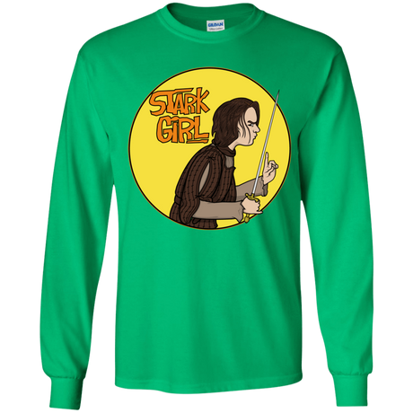 T-Shirts Irish Green / YS Stark girl Youth Long Sleeve T-Shirt
