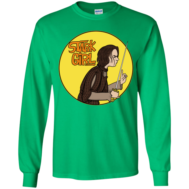 T-Shirts Irish Green / YS Stark girl Youth Long Sleeve T-Shirt
