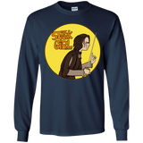 T-Shirts Navy / YS Stark girl Youth Long Sleeve T-Shirt