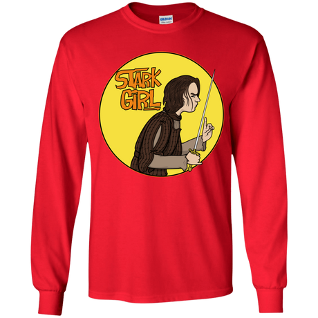 T-Shirts Red / YS Stark girl Youth Long Sleeve T-Shirt