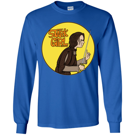 T-Shirts Royal / YS Stark girl Youth Long Sleeve T-Shirt
