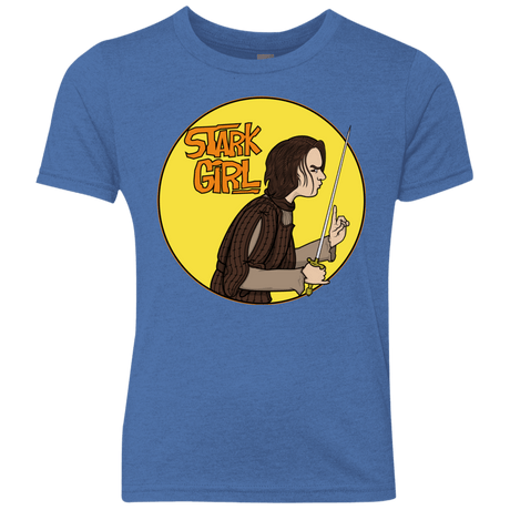 T-Shirts Vintage Royal / YXS Stark girl Youth Triblend T-Shirt