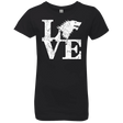 T-Shirts Black / YXS Stark Love Girls Premium T-Shirt