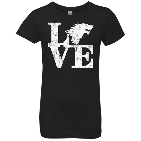 T-Shirts Black / YXS Stark Love Girls Premium T-Shirt