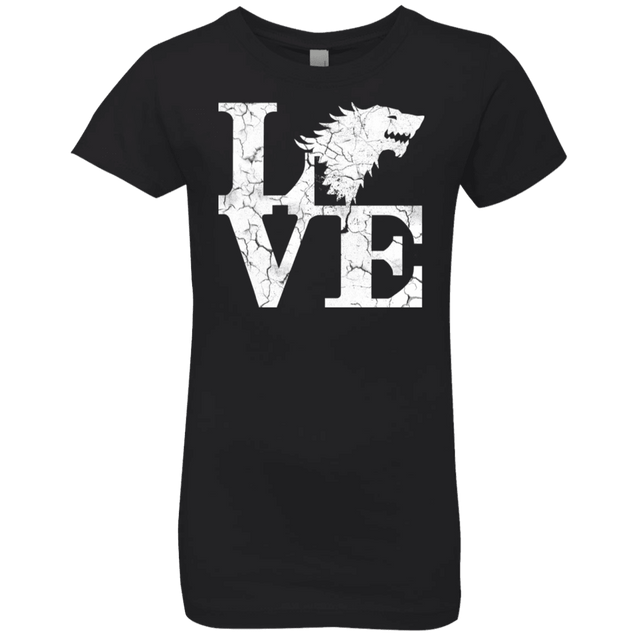 T-Shirts Black / YXS Stark Love Girls Premium T-Shirt