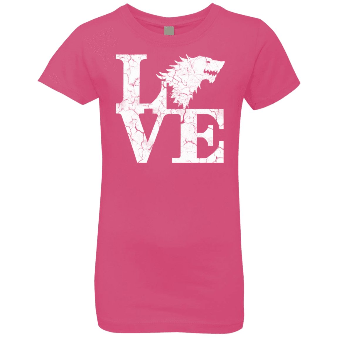 T-Shirts Hot Pink / YXS Stark Love Girls Premium T-Shirt