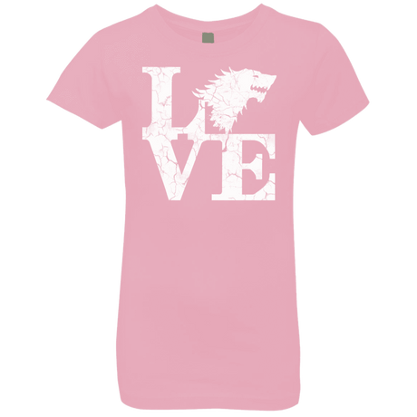 T-Shirts Light Pink / YXS Stark Love Girls Premium T-Shirt