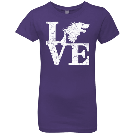 T-Shirts Purple Rush / YXS Stark Love Girls Premium T-Shirt