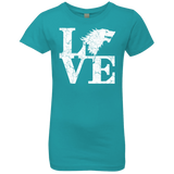 T-Shirts Tahiti Blue / YXS Stark Love Girls Premium T-Shirt