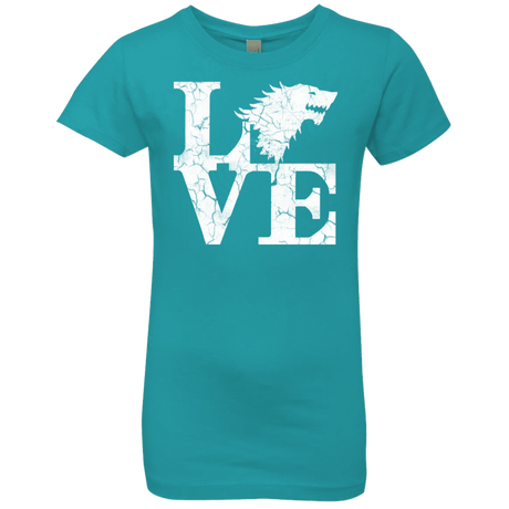 T-Shirts Tahiti Blue / YXS Stark Love Girls Premium T-Shirt