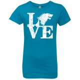 T-Shirts Turquoise / YXS Stark Love Girls Premium T-Shirt