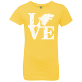 T-Shirts Vibrant Yellow / YXS Stark Love Girls Premium T-Shirt
