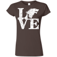 T-Shirts Dark Chocolate / S Stark Love Junior Slimmer-Fit T-Shirt