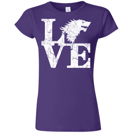 T-Shirts Purple / S Stark Love Junior Slimmer-Fit T-Shirt