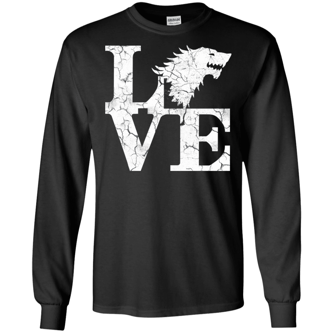 T-Shirts Black / S Stark Love Men's Long Sleeve T-Shirt