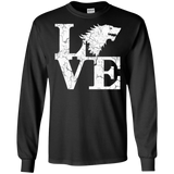 T-Shirts Black / S Stark Love Men's Long Sleeve T-Shirt