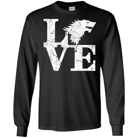 T-Shirts Black / S Stark Love Men's Long Sleeve T-Shirt