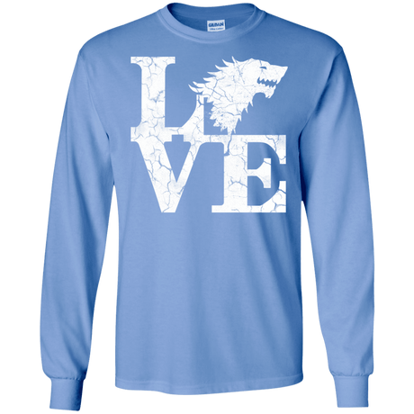 T-Shirts Carolina Blue / S Stark Love Men's Long Sleeve T-Shirt