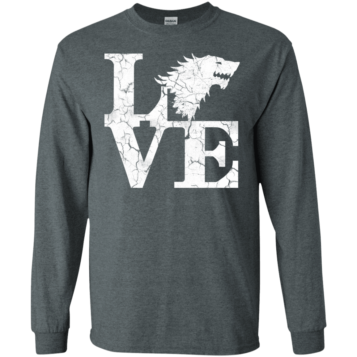 T-Shirts Dark Heather / S Stark Love Men's Long Sleeve T-Shirt