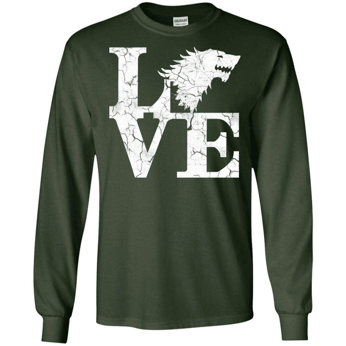 T-Shirts Forest Green / S Stark Love Men's Long Sleeve T-Shirt