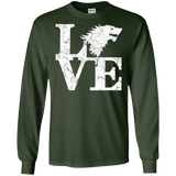 T-Shirts Forest Green / S Stark Love Men's Long Sleeve T-Shirt