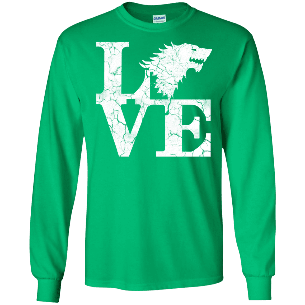 T-Shirts Irish Green / S Stark Love Men's Long Sleeve T-Shirt