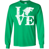 T-Shirts Irish Green / S Stark Love Men's Long Sleeve T-Shirt