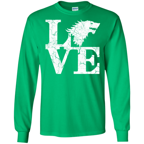 T-Shirts Irish Green / S Stark Love Men's Long Sleeve T-Shirt