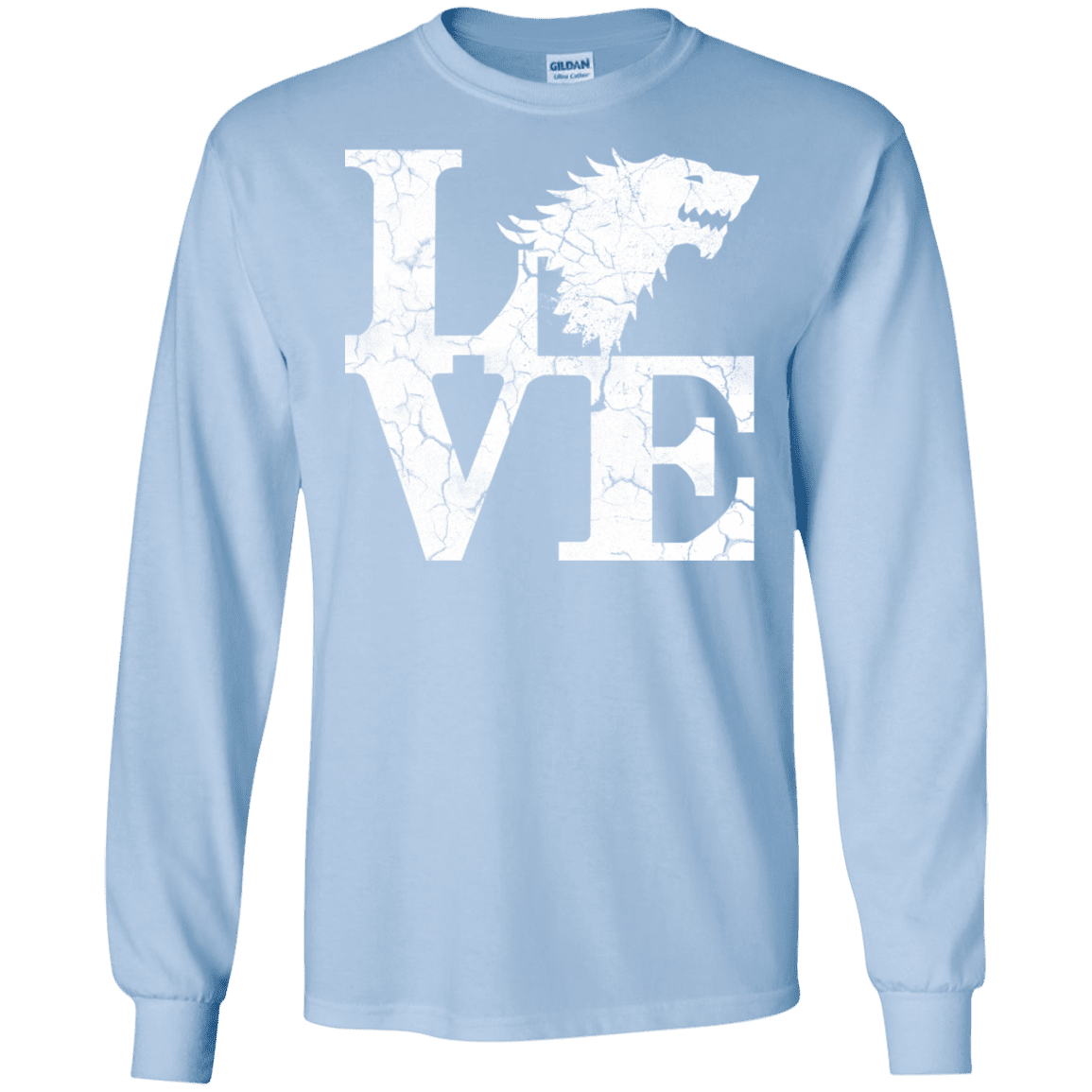 T-Shirts Light Blue / S Stark Love Men's Long Sleeve T-Shirt