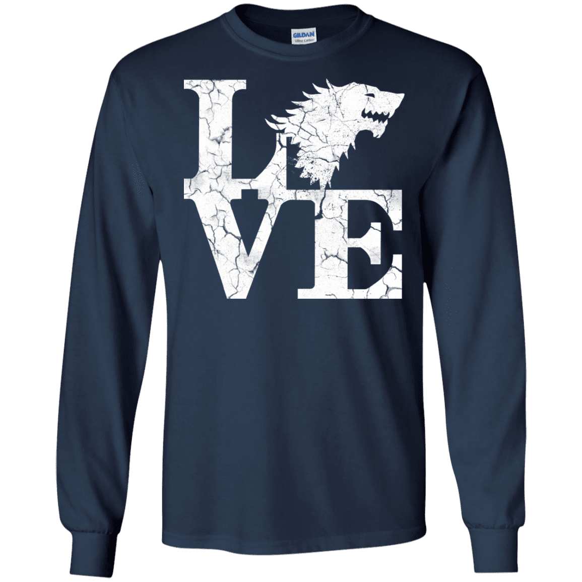 T-Shirts Navy / S Stark Love Men's Long Sleeve T-Shirt