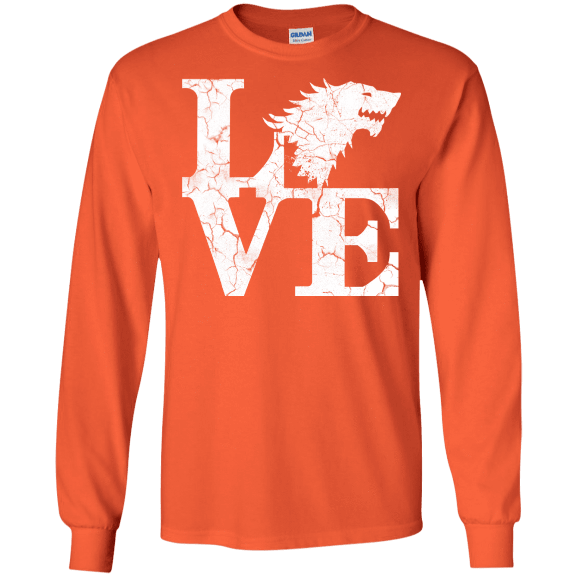 T-Shirts Orange / S Stark Love Men's Long Sleeve T-Shirt