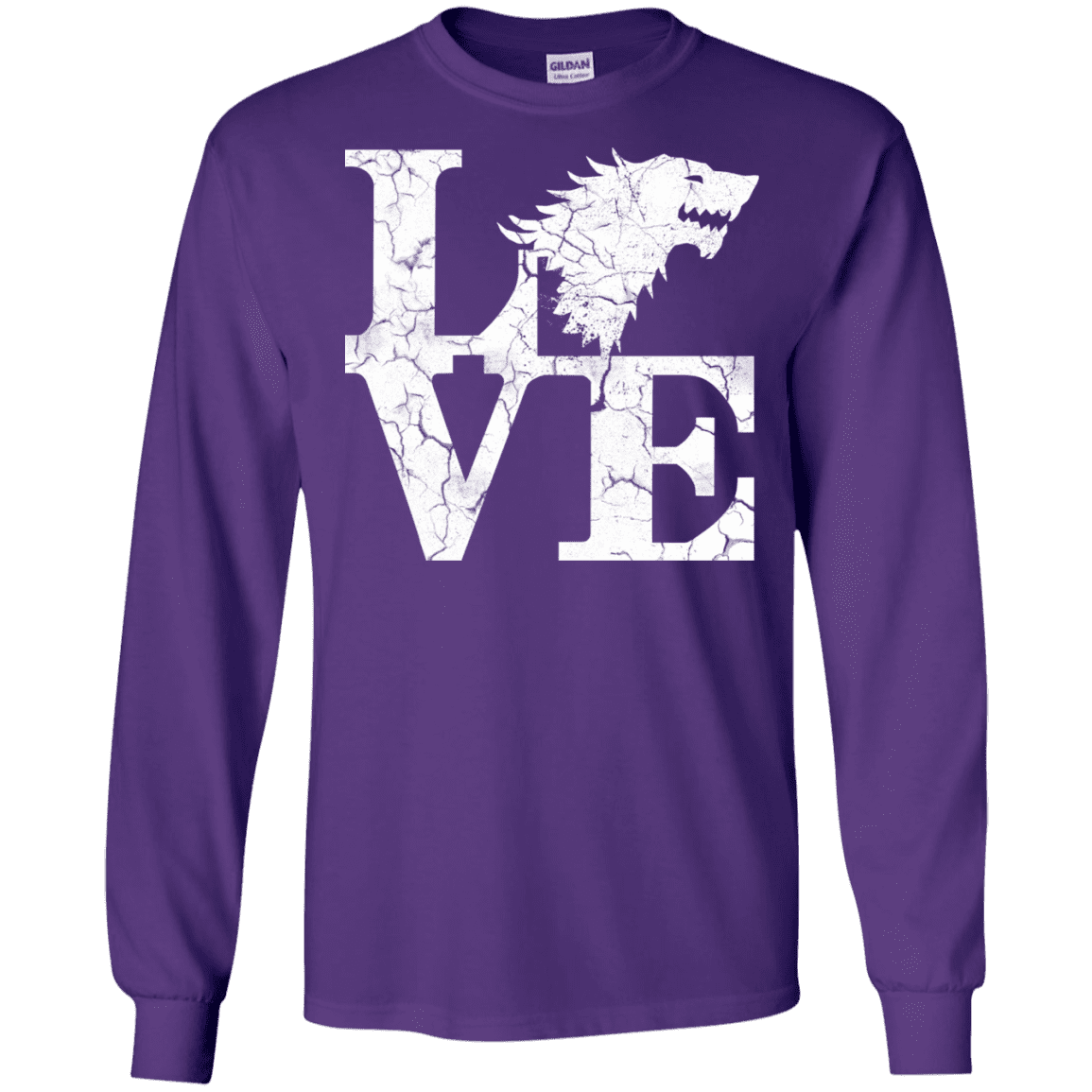 T-Shirts Purple / S Stark Love Men's Long Sleeve T-Shirt