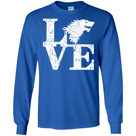 T-Shirts Royal / S Stark Love Men's Long Sleeve T-Shirt