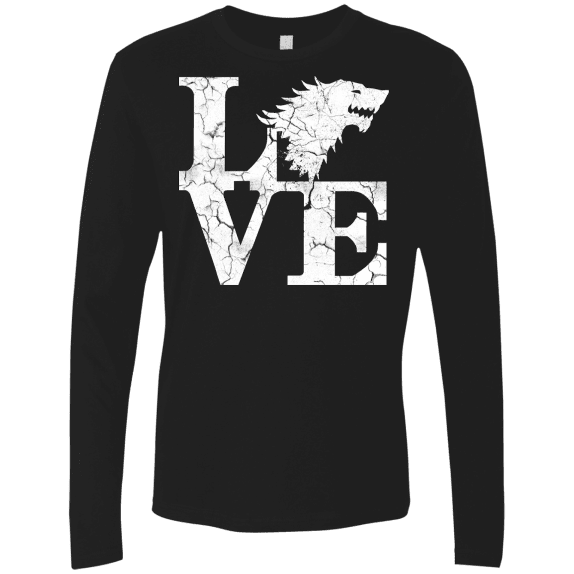 T-Shirts Black / S Stark Love Men's Premium Long Sleeve