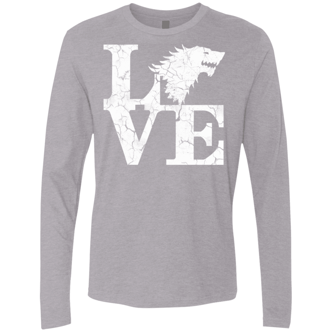 T-Shirts Heather Grey / S Stark Love Men's Premium Long Sleeve