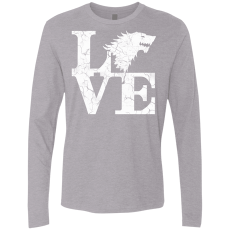 T-Shirts Heather Grey / S Stark Love Men's Premium Long Sleeve