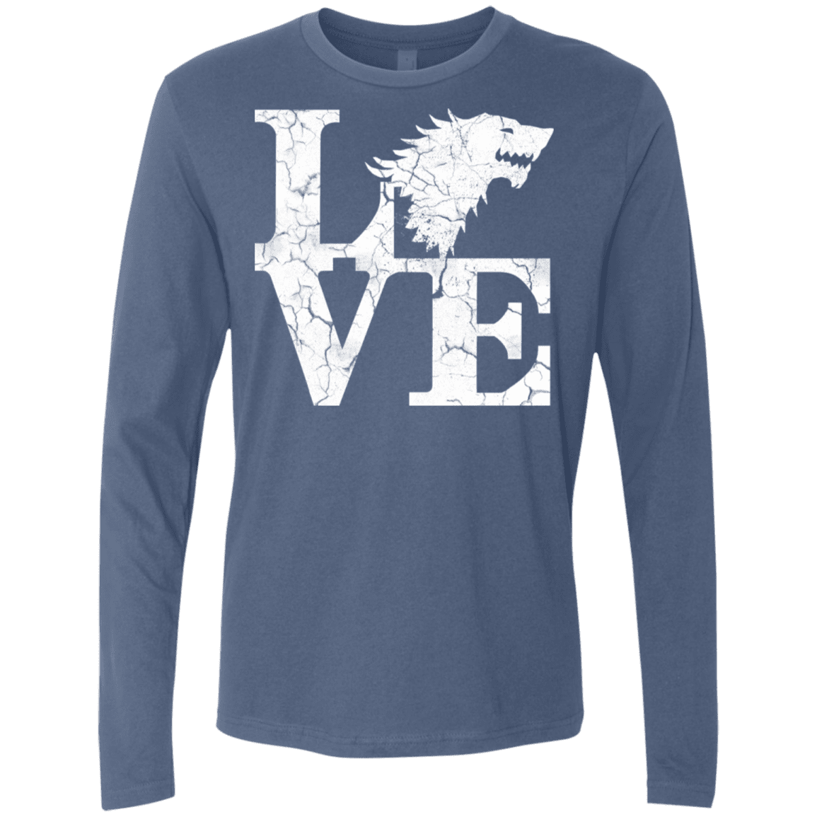 T-Shirts Indigo / S Stark Love Men's Premium Long Sleeve