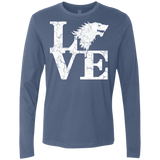 T-Shirts Indigo / S Stark Love Men's Premium Long Sleeve