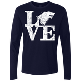 T-Shirts Midnight Navy / S Stark Love Men's Premium Long Sleeve