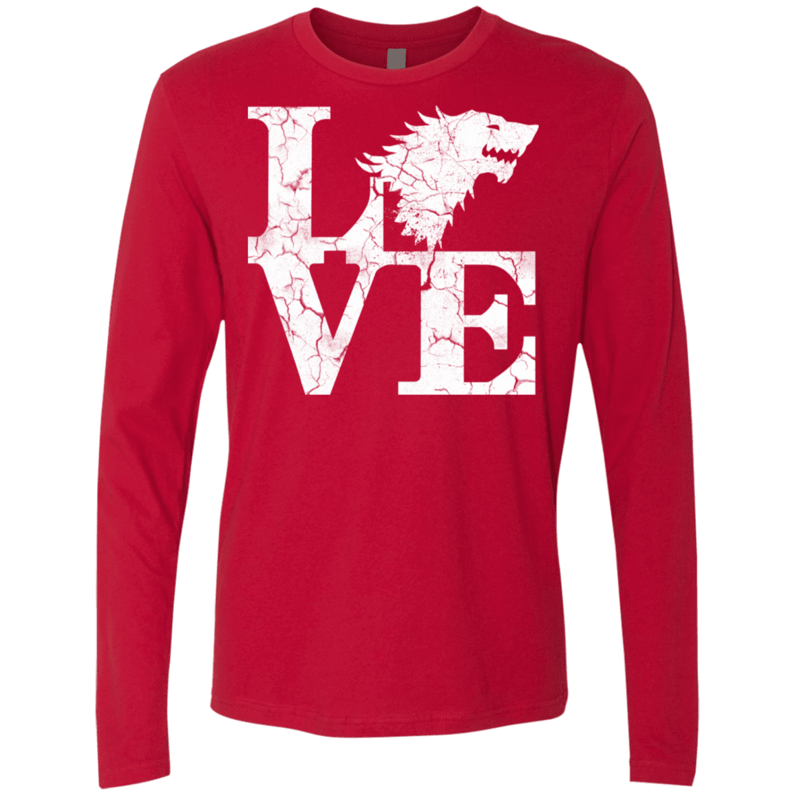 T-Shirts Red / S Stark Love Men's Premium Long Sleeve