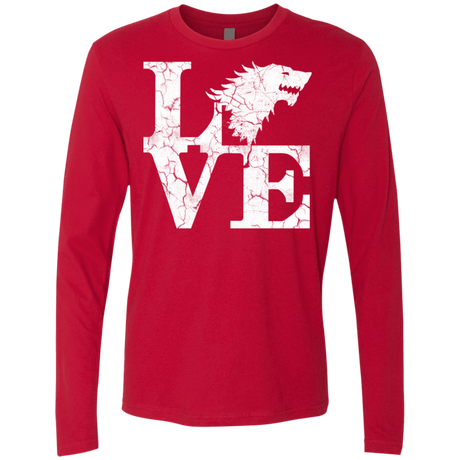 T-Shirts Red / S Stark Love Men's Premium Long Sleeve