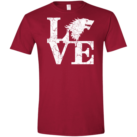 T-Shirts Cardinal Red / S Stark Love Men's Semi-Fitted Softstyle