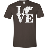T-Shirts Dark Chocolate / S Stark Love Men's Semi-Fitted Softstyle