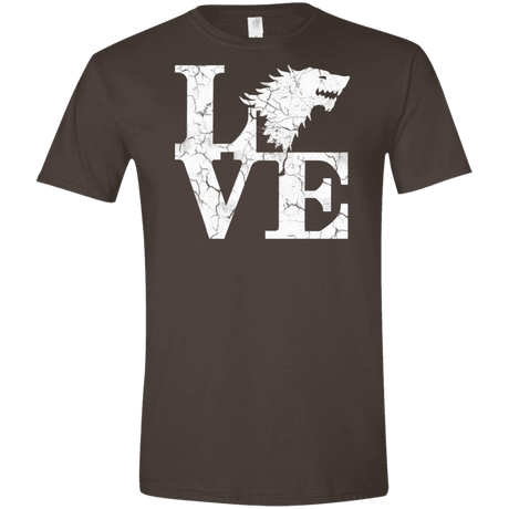 T-Shirts Dark Chocolate / S Stark Love Men's Semi-Fitted Softstyle
